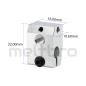 Preview: Heizblock für Prusa Mini Kupfer (vernickelt) oder Aluminium ähnl V6 hotend