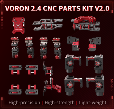 Chaoticlabs Voron 2.4 rev2 Aluminium Metall V2 upgrade kit CNC gefräste Teile hohe Qualität R2