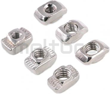 Hammerkopf Mutter Nutenstein Gleitmutter Innengewinde M3/M4/M5 für T-Nut, 200tlg