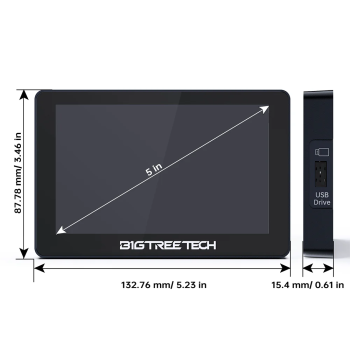 Panda Touch 5 Zoll V1.0 Touchscreen Display für Bambu Lab X1 X1C P1S P1P A1 und A1 Mini