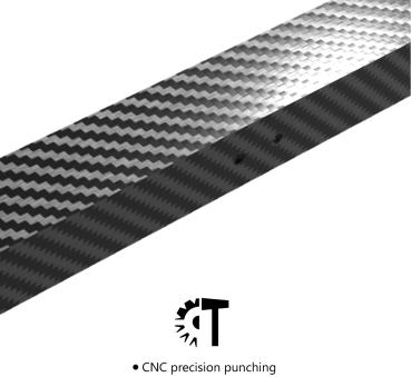 Voron 2.4 CF-tube Carbonfaser X Achse 2020 Profil linear guide Kohlefaser 250mm 300mm 350mm