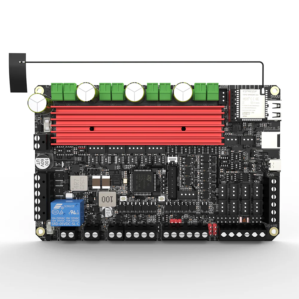 Preview: BIQU Scylla mainboard für CNC Fräsen wie Milo oder 3D-Drucker mit onboard TMC2160 bis 60V