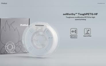 aeWorthy™ ToughPETG-HF High Speed PETG Filament von Phaetus 250mm/s stabil wie ABS