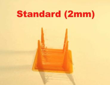 1m bowden PTFE-tube/Schlauch, ID 1.9mm für 1.75mm, capricorn-Klon, orange, 300°C