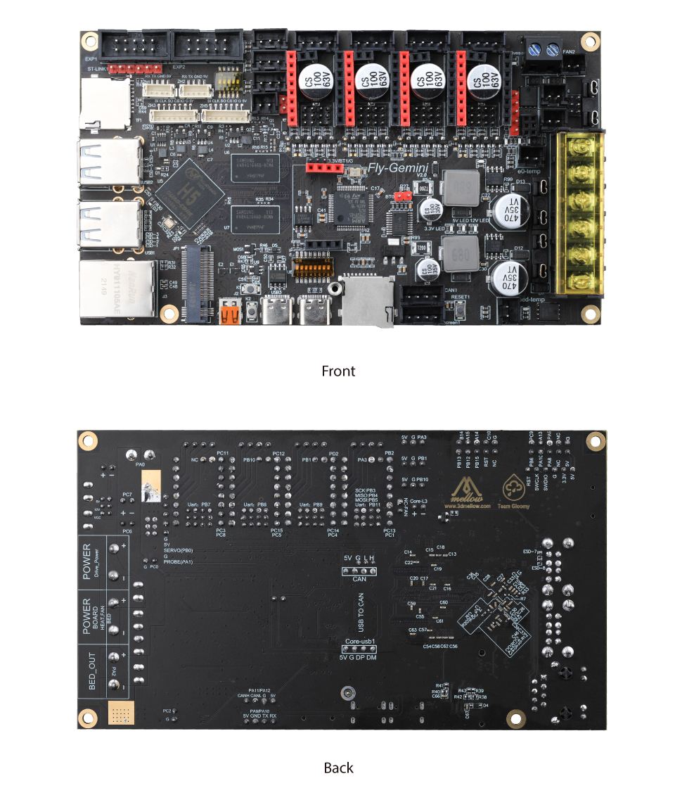 meltbro - FLY Gemini V3 64bit mainboard 1GB RAM Ender 3 Voron V01 ...