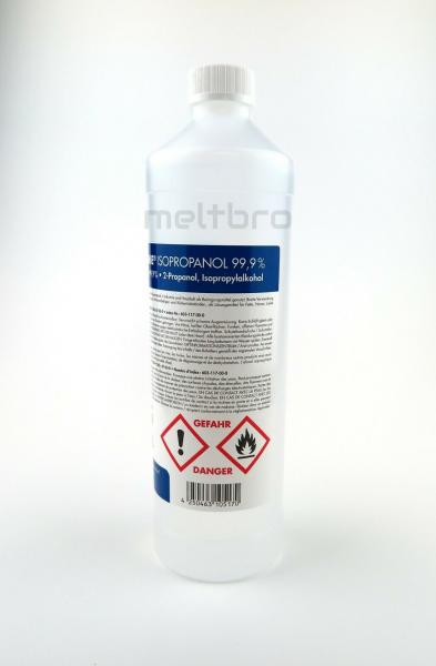 1L Isopropanol 99,9%, 2-Propanol, Zur Reinigung von Druckoberflächen, 1 Liter
