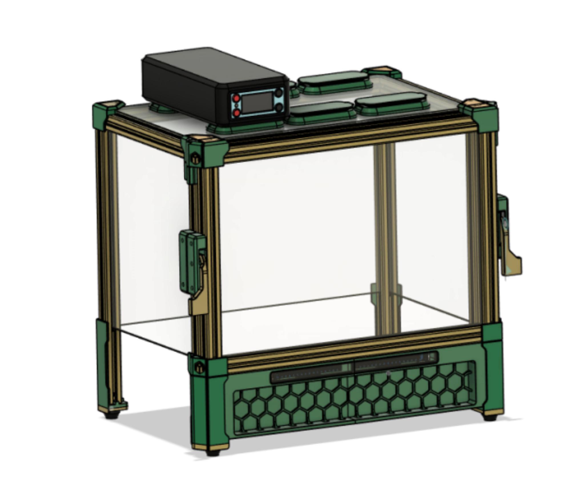LDO Box Turtle Enclosure Kit mit PolyDryer Heater und Panels Einhausung für BoxTurtle V1.0