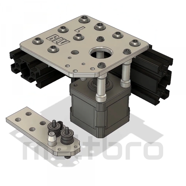 BLV MGN cube Metall kit aus CNC gefrästem Aluminium mit hoher Fertigungsqualität 2 oder 3 Achs