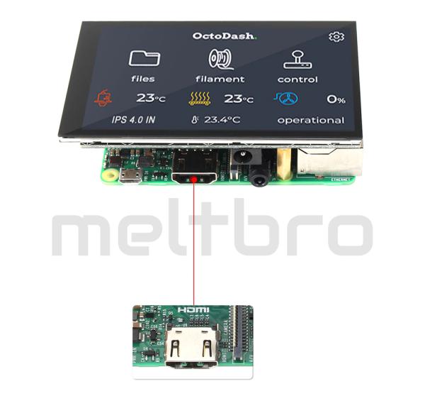 FYSETC Touch Screen 4 Zoll, Octoprint Für Raspberry Pi 3 3B 4B, LCD display
