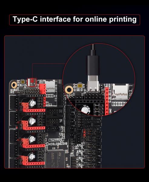 Bigtreetech Octopus V1.0 PRO mainboard 32Bit, TMC2208 / TMC2209 Klipper Voron 2.4