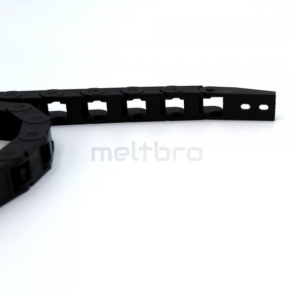 Kabelkette, Kabelkanal, cable chain für 3D-Drucker, 7x7mm mit 1m Länge