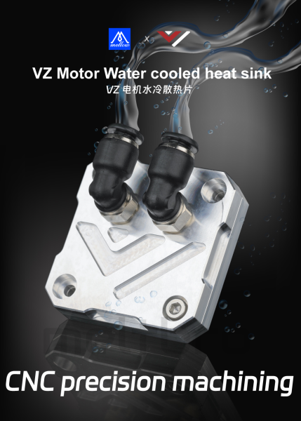 Wasserkühlung Adapter Kühlkörper für Nema17 Schrittmotor für Vzbot 235 oder 330 Motor