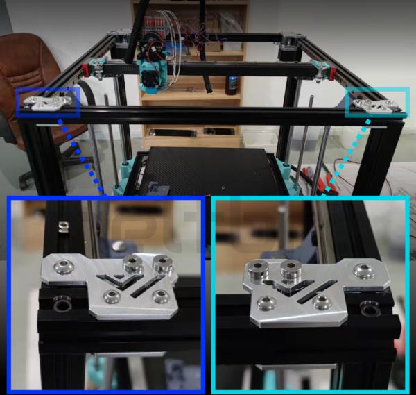 VzBot CNC Aluminium Motor Halterungen Idler mount Metall parts für hohe Geschwindigkeiten