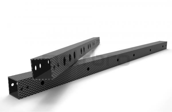 BLV CF-tube Carbonfaser X Achse 2020 Profil linear guide für hohe Geschwindigkeiten 460mm
