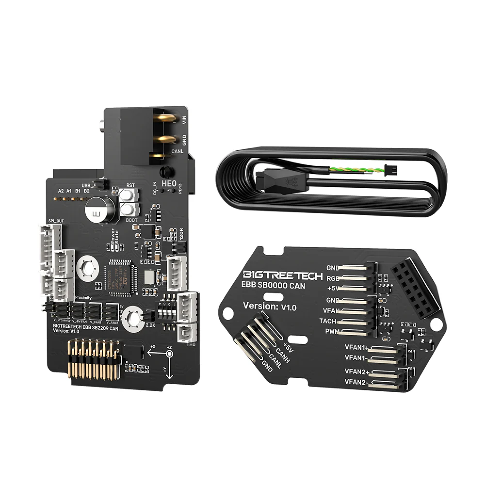 BIQU EBB SB2209 CAN (RP2040) Voron Stealthburner PCB Zwischenplatine CANBUS