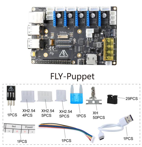 Mellow Fly Puppet Marionette mainboard für Voron V01 SW Ender 3 mit Raspberry uvm.
