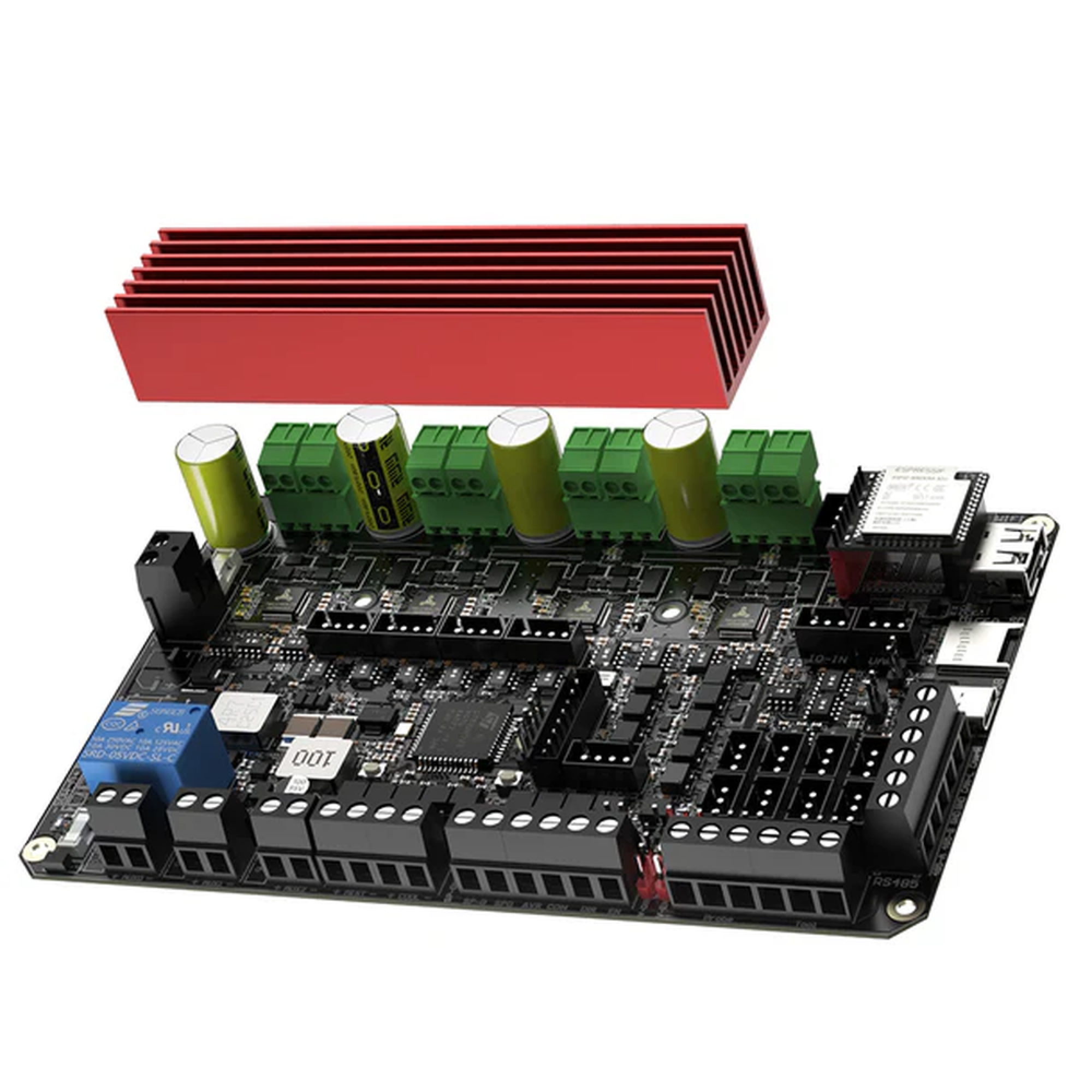 BIQU Scylla mainboard für CNC Fräsen wie Milo oder 3D-Drucker mit onboard TMC2160 bis 60V