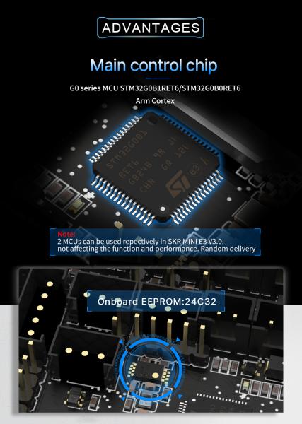 BIQU Bigtreetech SKR E3 Mini V3.0 3D-Drucker mainboard für Ender 5 CR-10 Voron V01