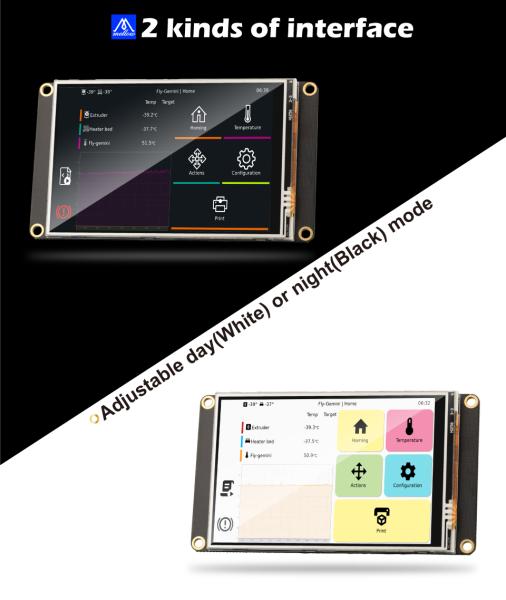 FLY Mellow TFT35 V1 3,5 Zoll touch 50fps Klipper support für Gemini mainboard