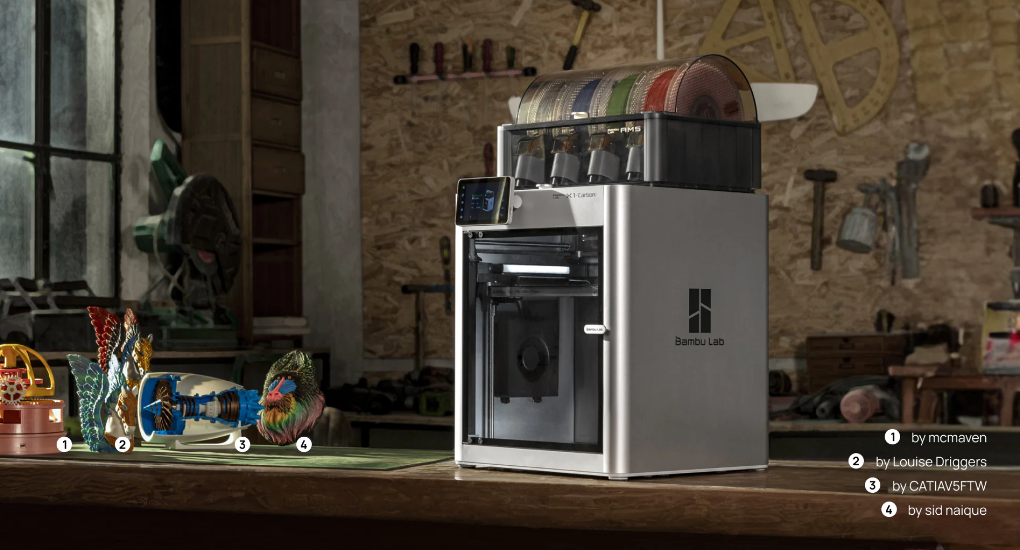 Bambu Lab X1C und X1C Combo mit AMS BambuLab 3D-Drucker mit deutschem Support