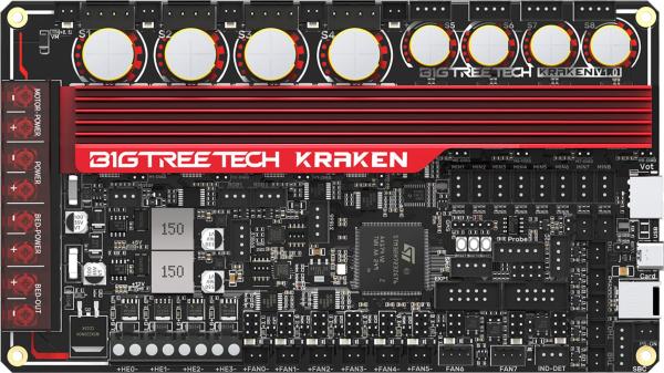 Bigtreetech BIQU Kraken mainboard STM32H723ZGT6 8x TMC2160 Treiber für Voron