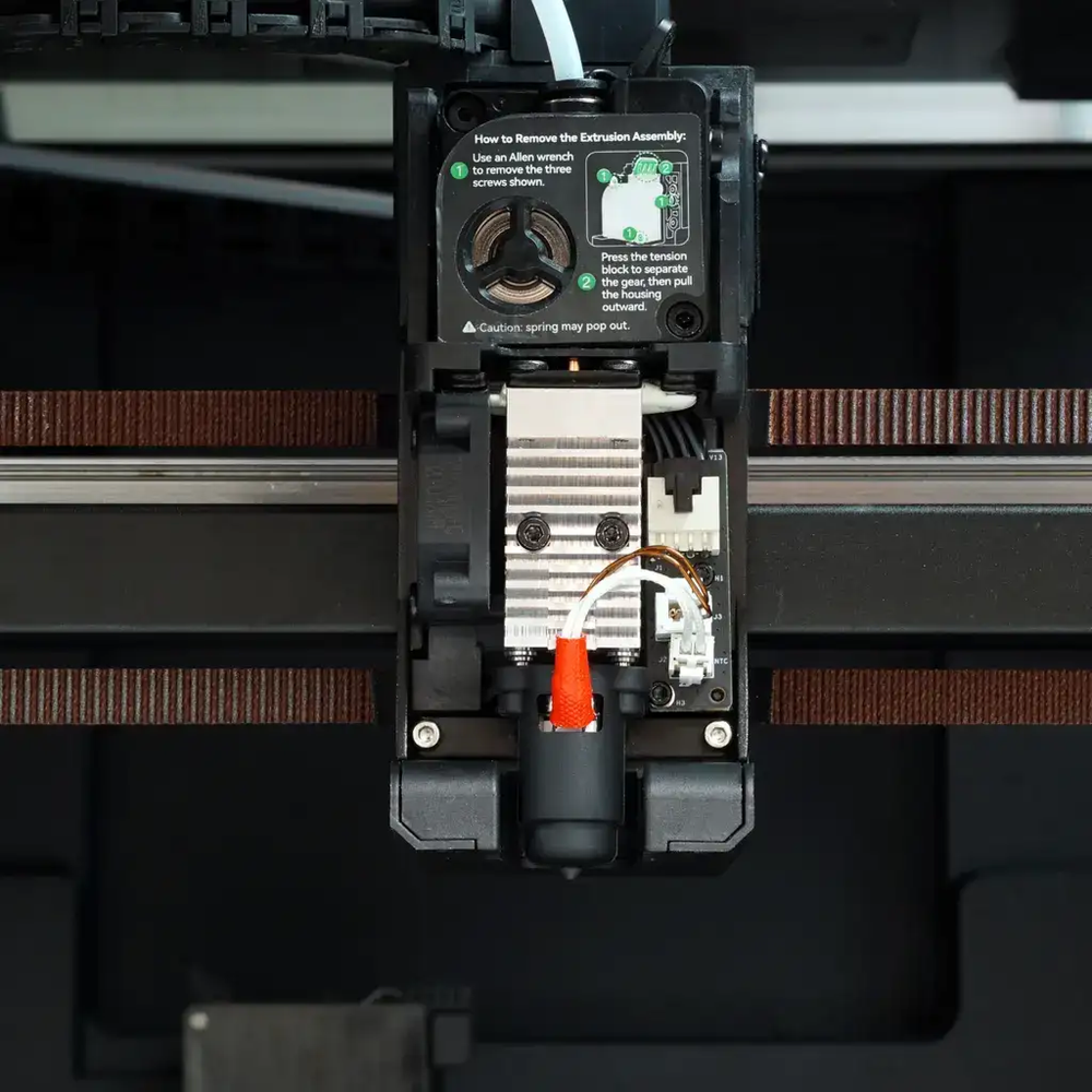 Micro Swiss FlowTech™ Hotend für Creality K2 Plus 3D-Drucker mit CHT Düse 50m³/s flow und 100W Leistung