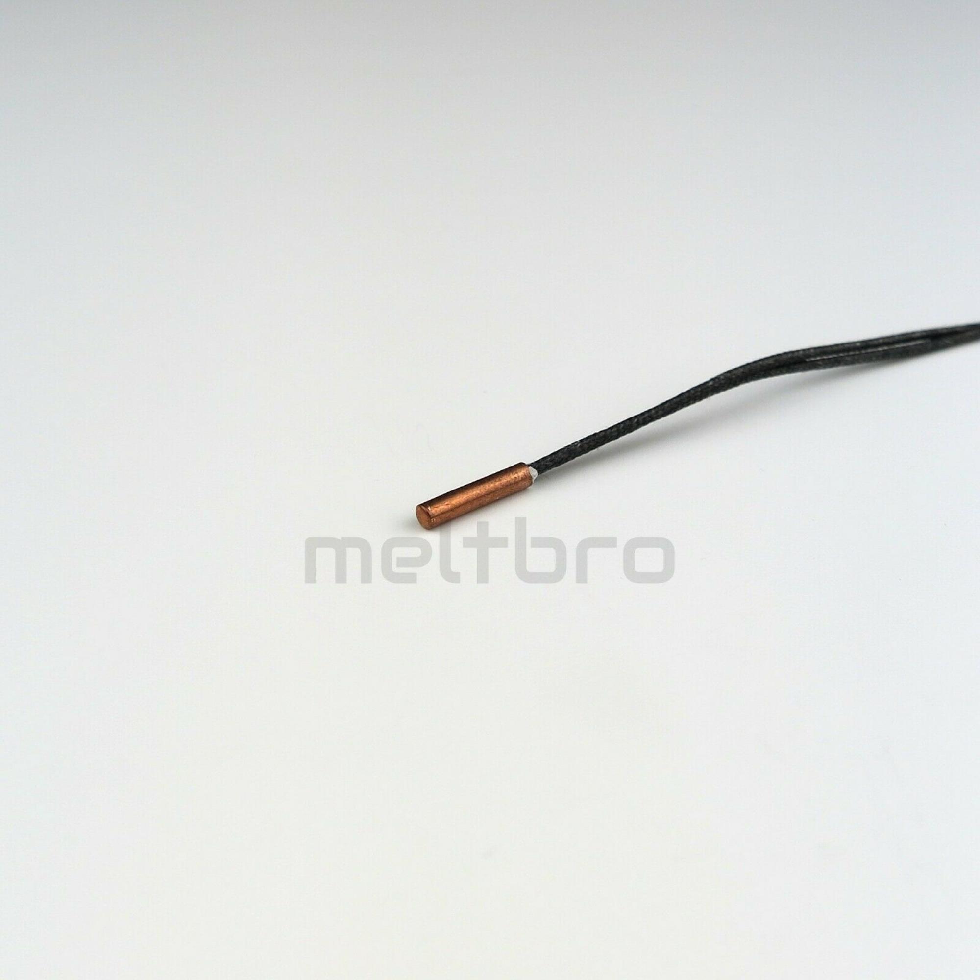 1x Reprap NTC 3950 Thermistor 100K, 10cm, Kupferkappe, original Molex Stecker
